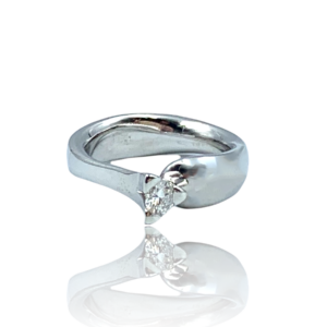 Scrouples Solitaire ring med diamant